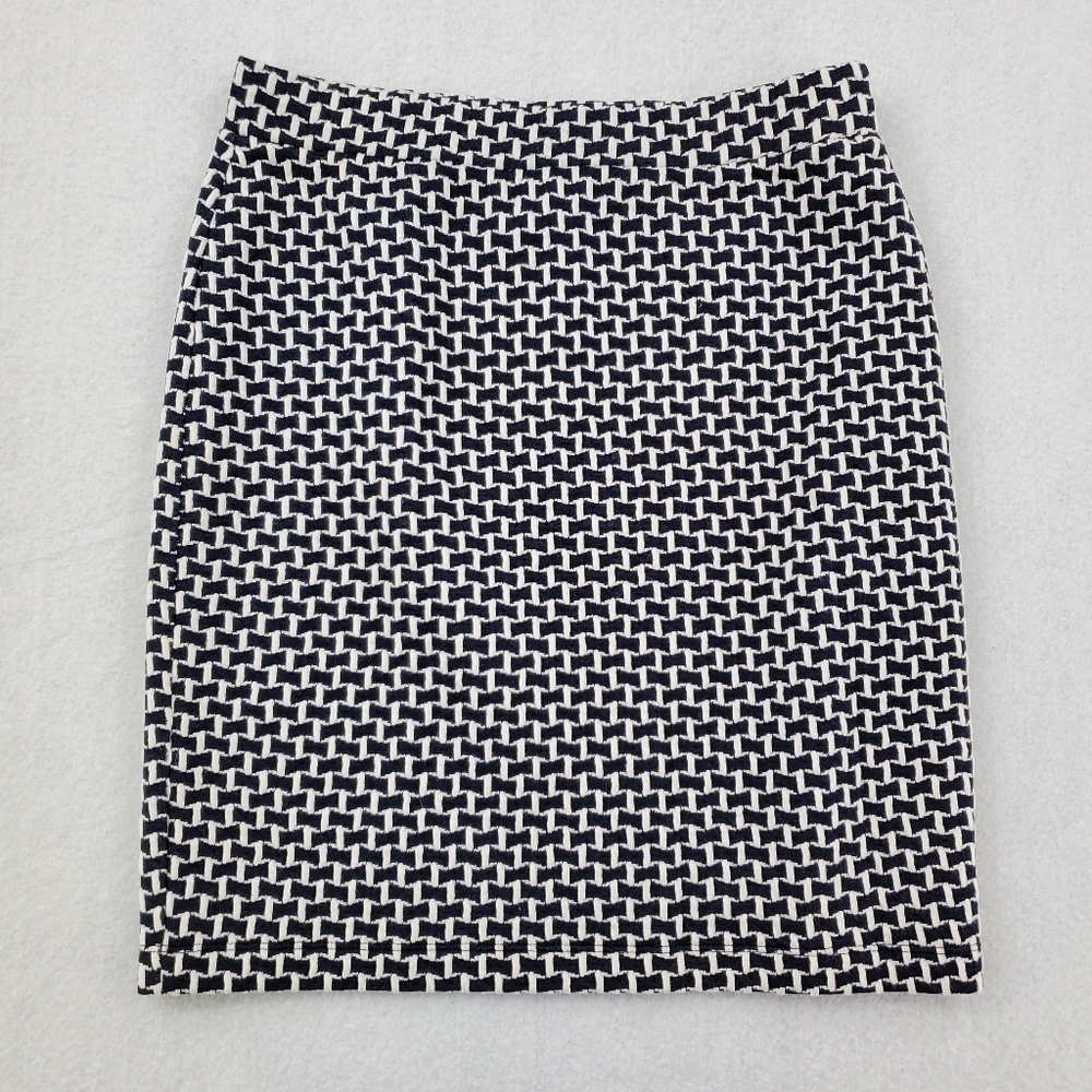 Ann Taylor Loft Geometric Pencil Skirt Womens Size XS